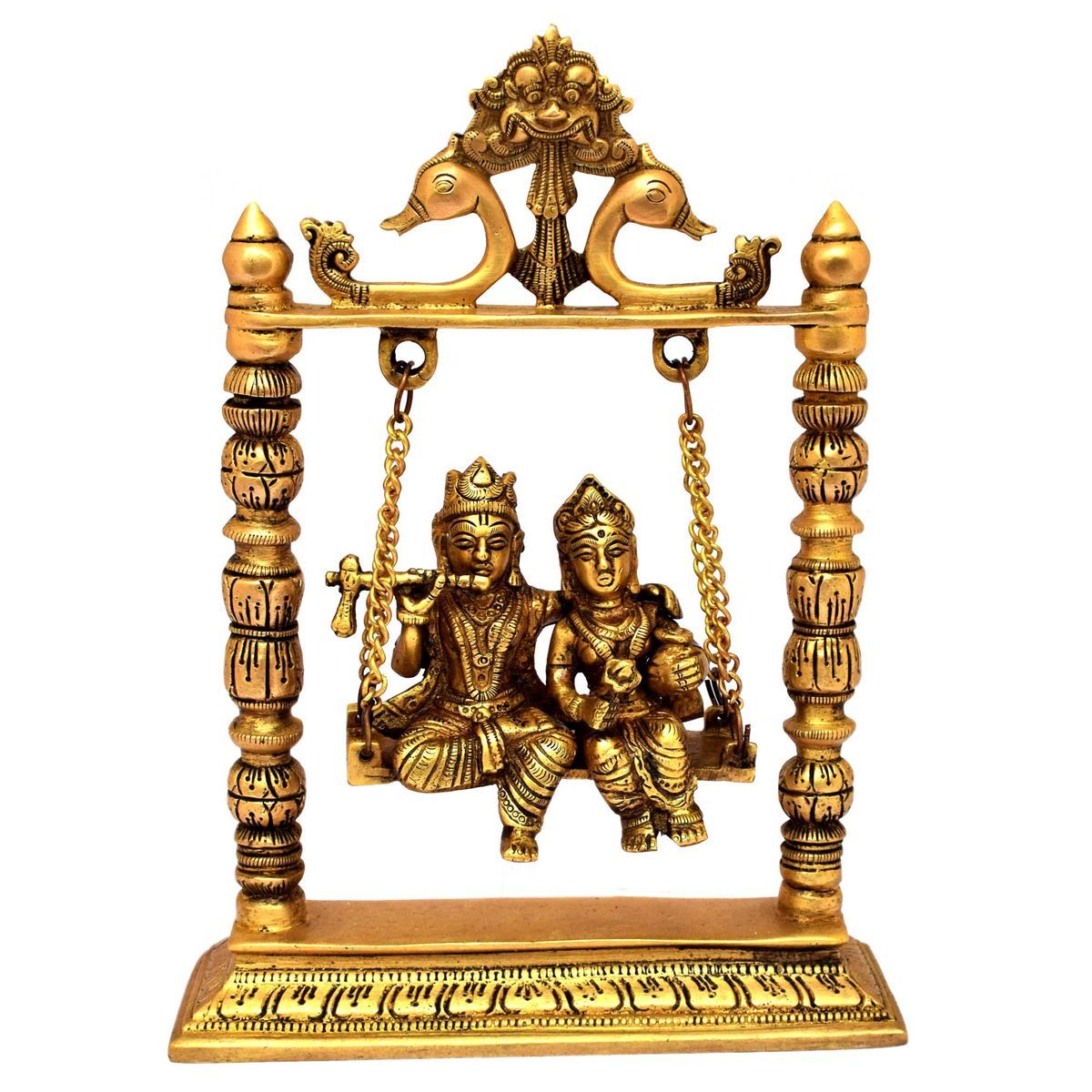 BRASS RADHA KRISHNA JHULA