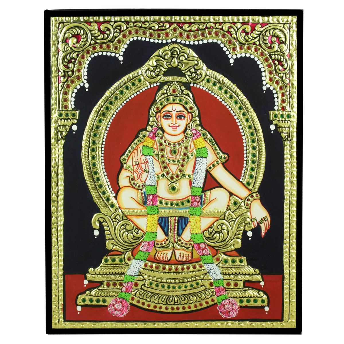 TANJORE PAINTING AYYAPPAN