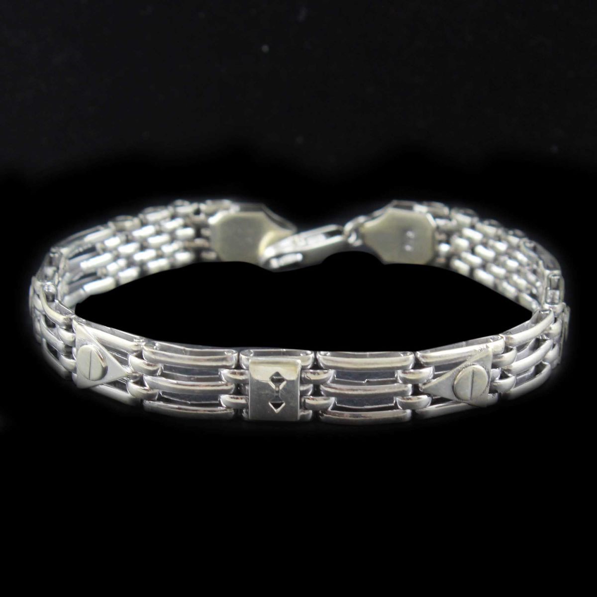 fancy silver bracelet for men