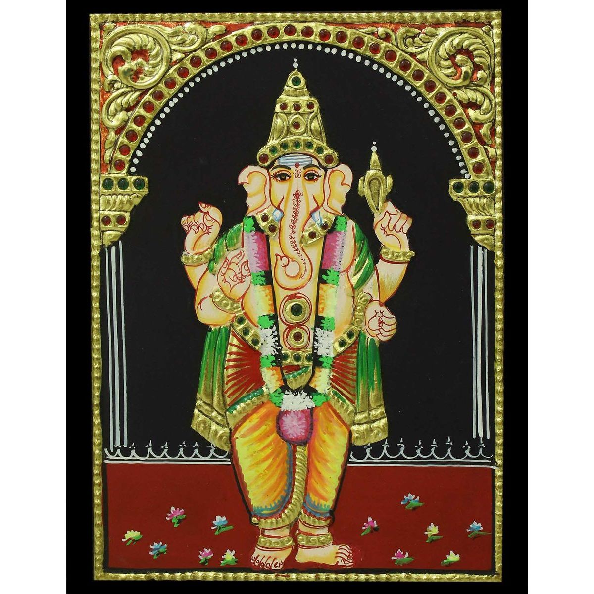 TANJORE PAINTING GANESHA   Tanjore Painting Ganesha 