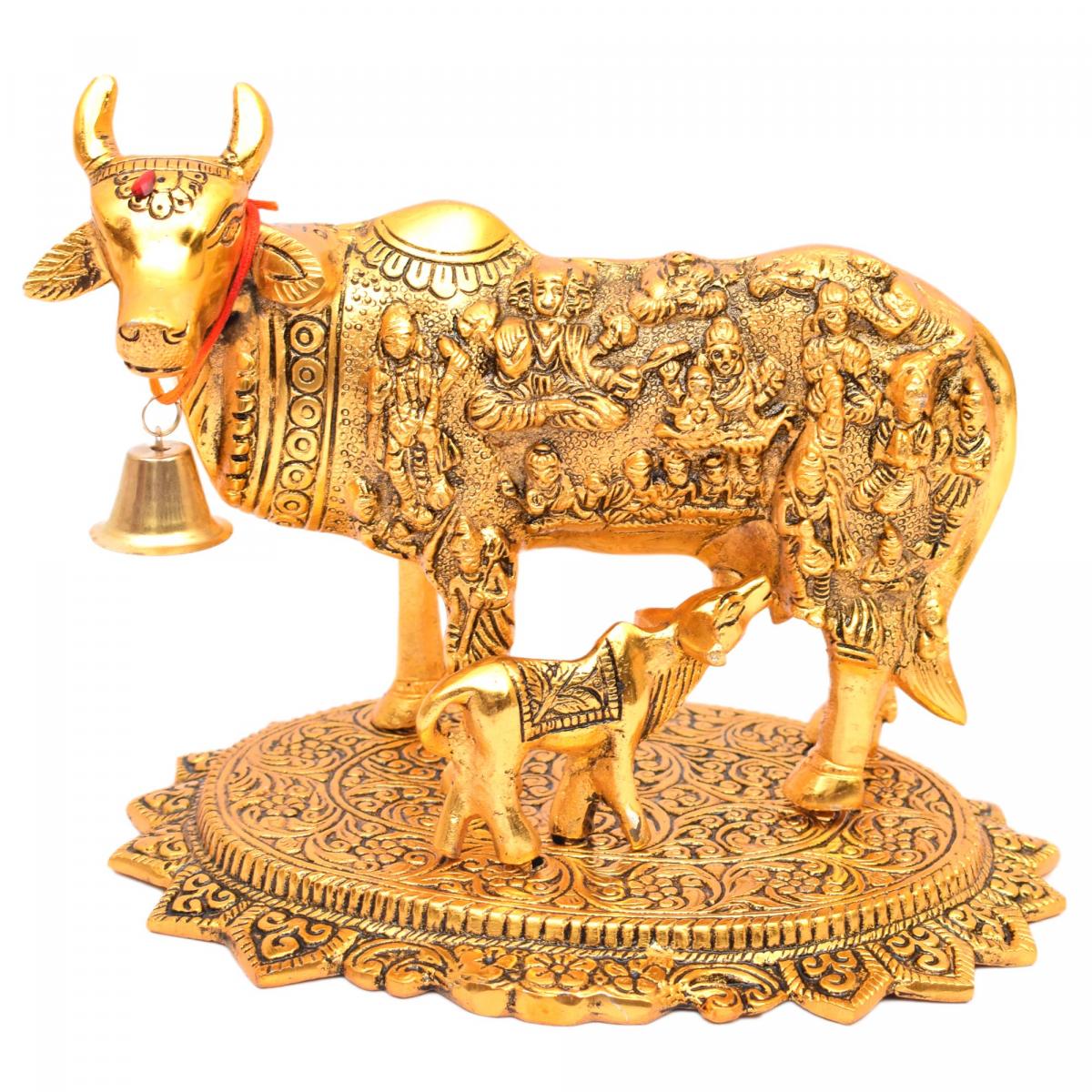COW AND CALF WITH MULTI GOD
