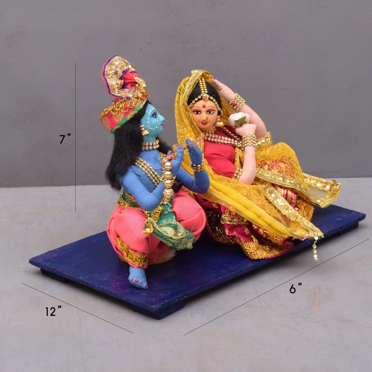 handmade krishna doll