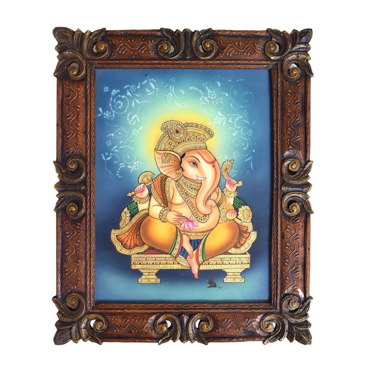 GANESHA PAINTING WITH WALL HANGING