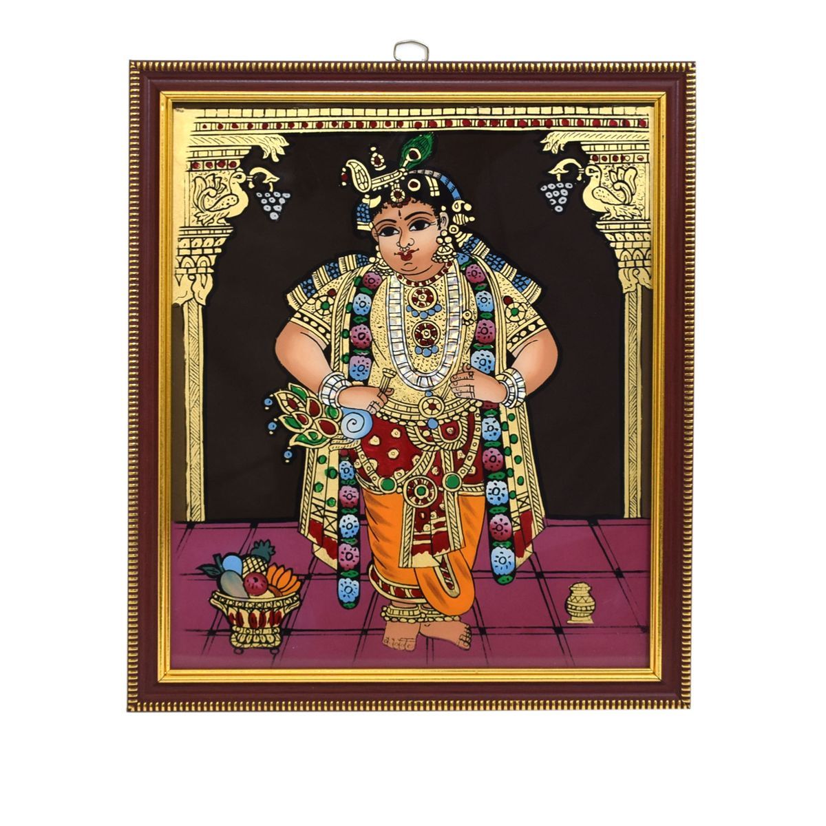 GLASS PAINTING KRISHNA