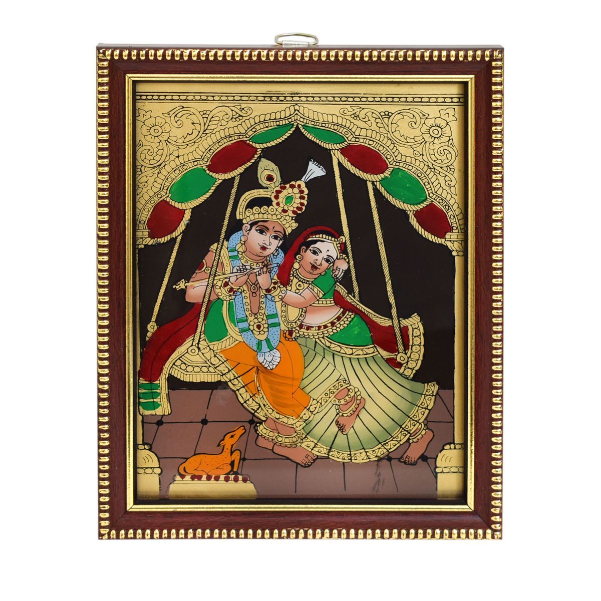 GLASS PAINTING RADHA KRISHNA