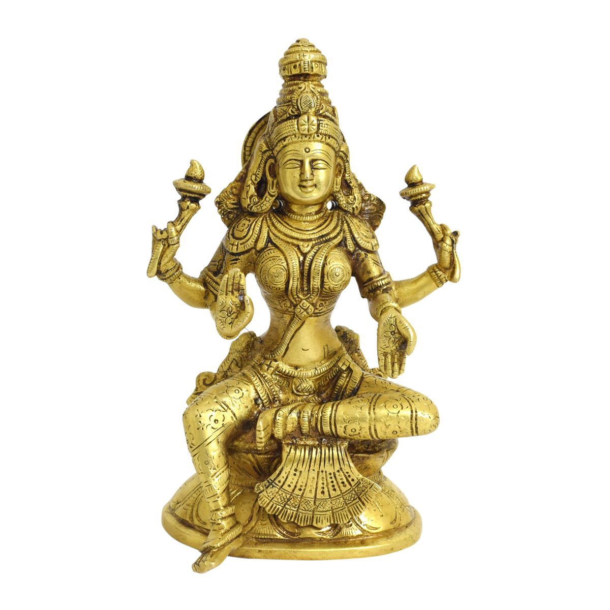 BRASS LAKSHMI IDOL