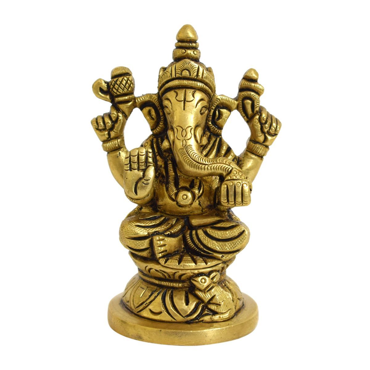 BRASS GANESHA IDOL