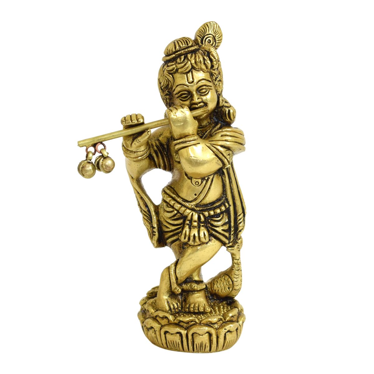 BRASS KRISHNA IDOL