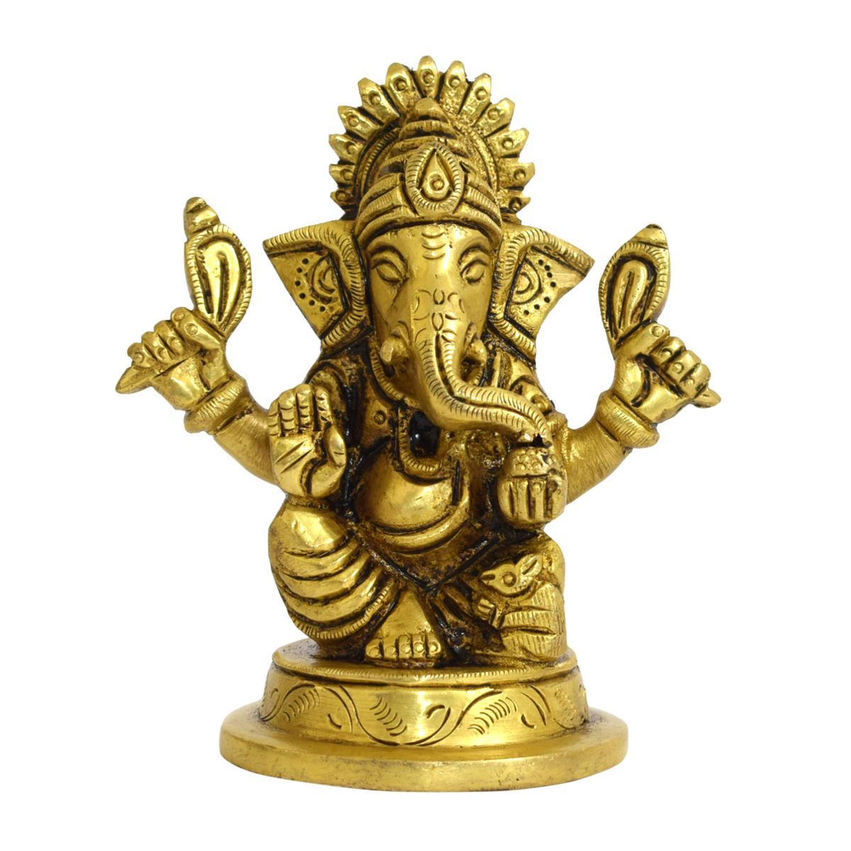 BRASS GANESHA IDOL