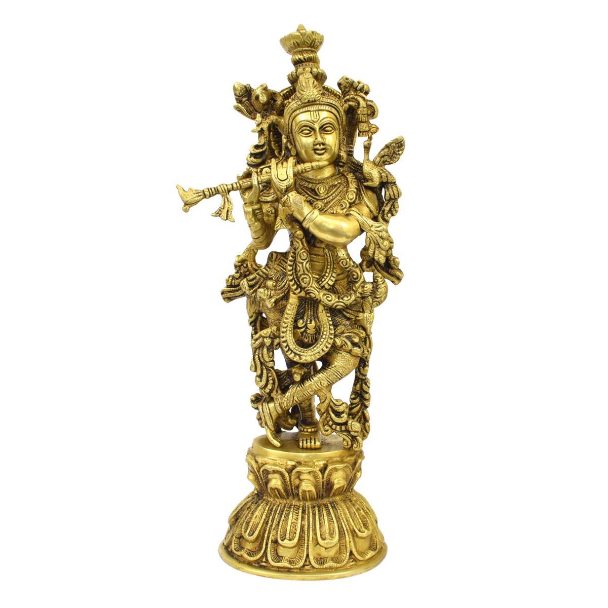 BRASS KRISHNA IDOL