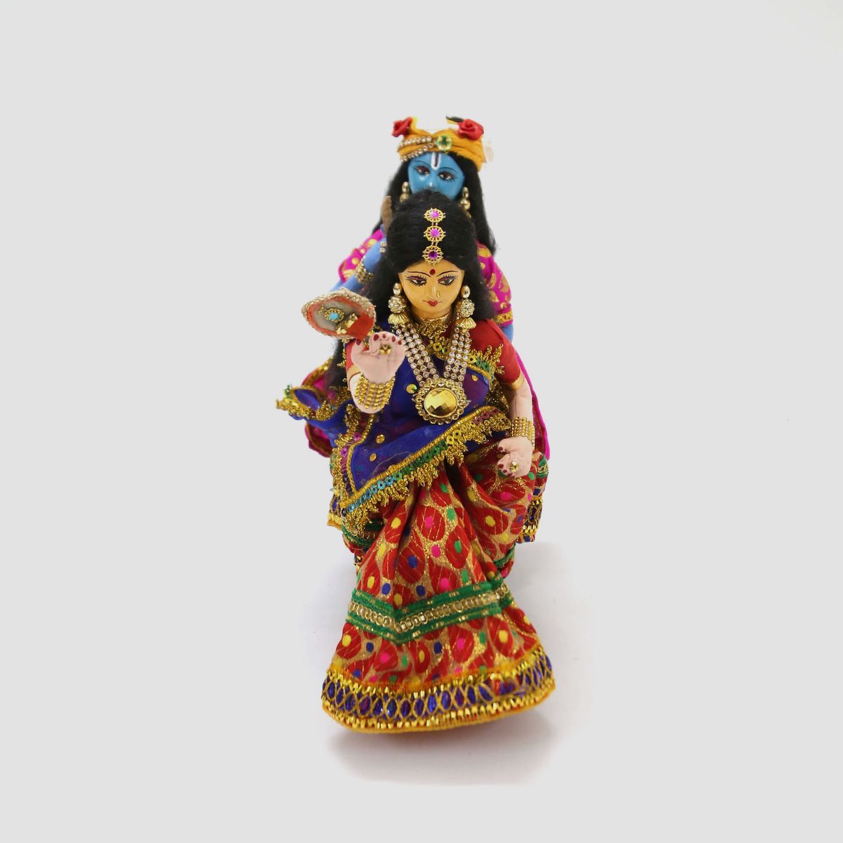 RADHA KRISHNA HANDMADE BENGALI TRADITIONAL GOLU DOLL BOMMALU FOR TARANG ...