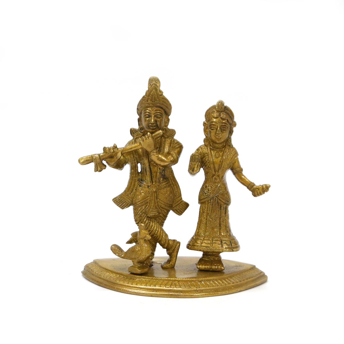 BRASS RADHA KRISHNA IDOL