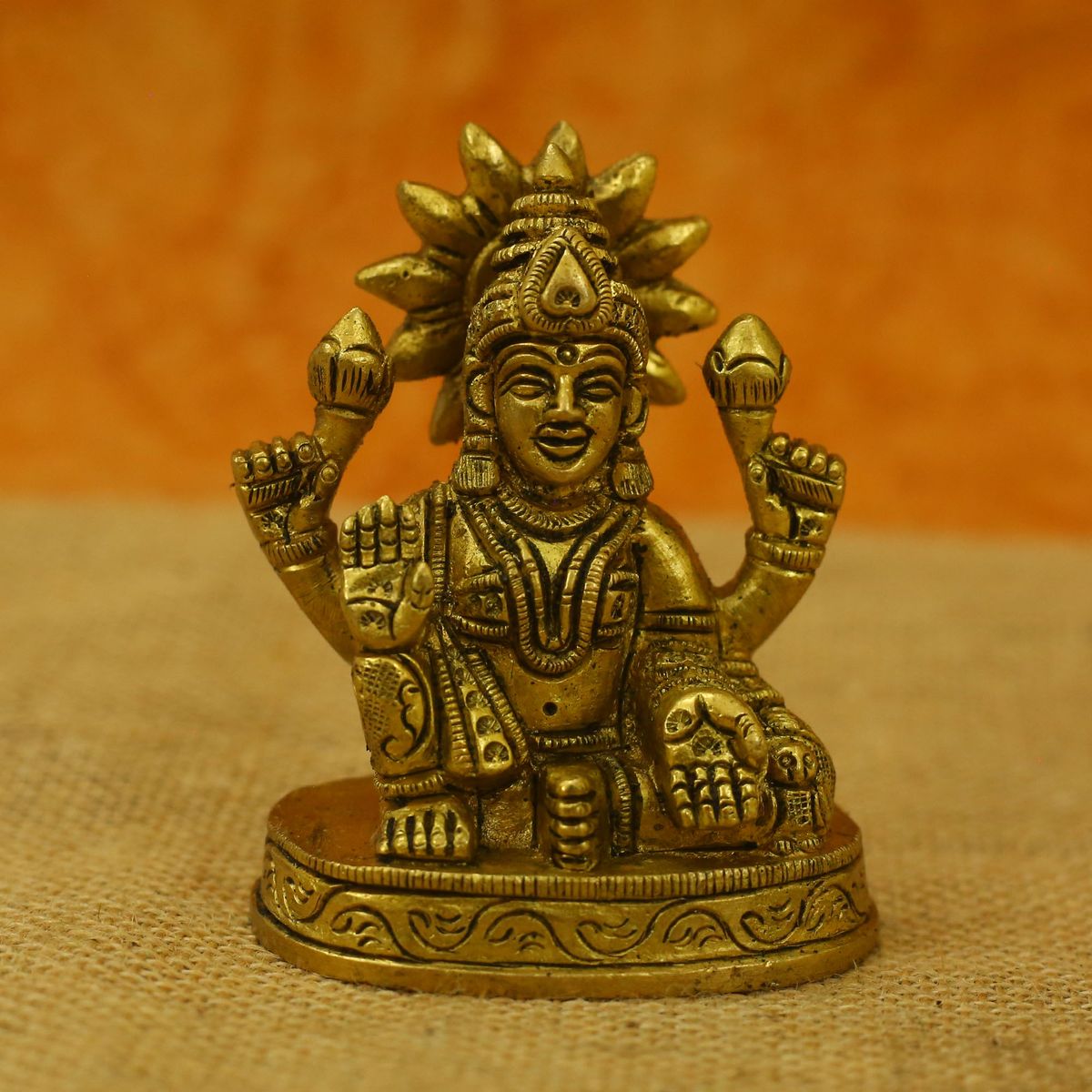 BRASS LAKSHMI IDOL