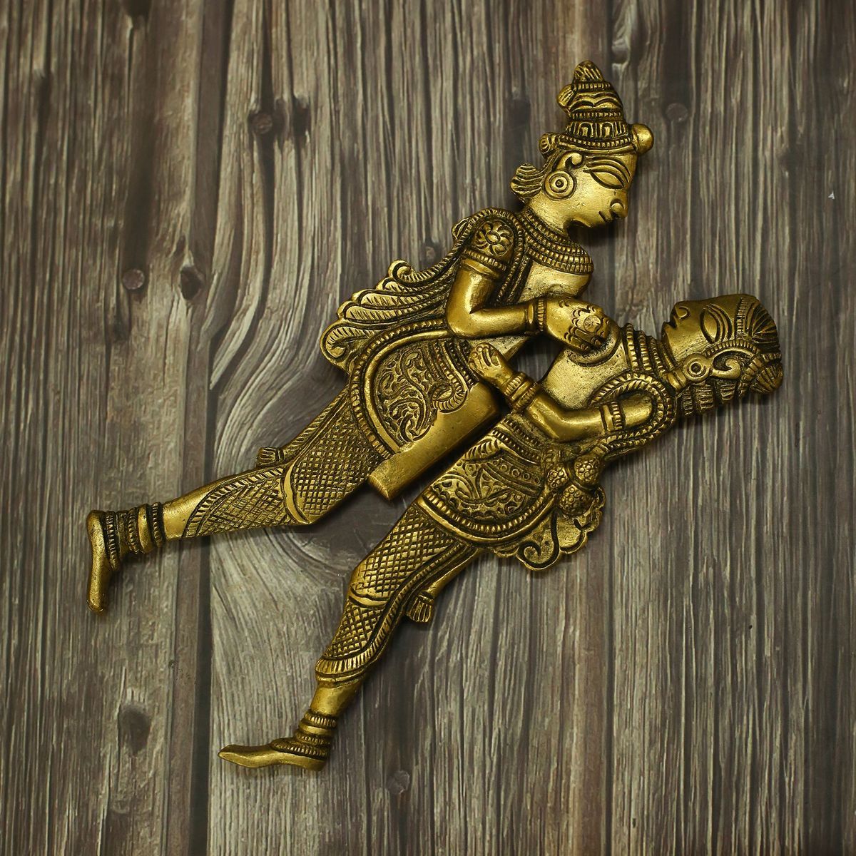 Brass Radha Krishna Idol