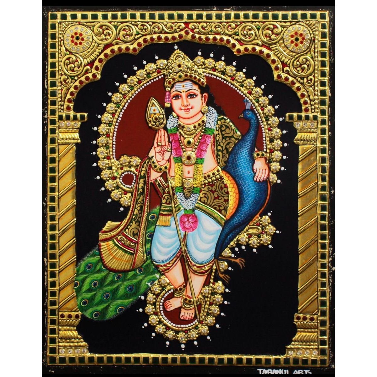TANJORE PAINTING OHM MURUGAN