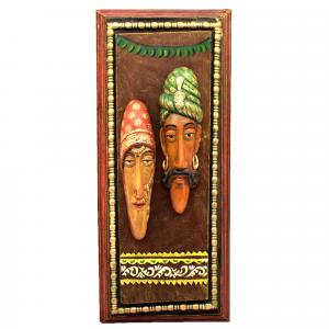 TRIBAL FACE MASK WALL HANGING