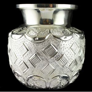 Silver Fancy Design Kalash