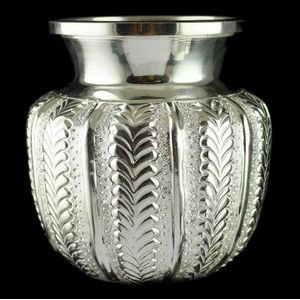 Silver Fancy Design Kalash
