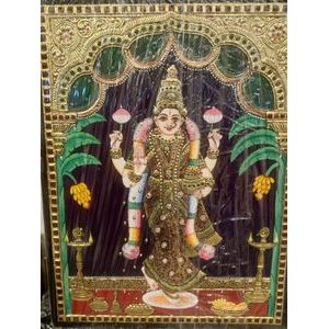 Gold Plated Multicolor Tanjore painting 