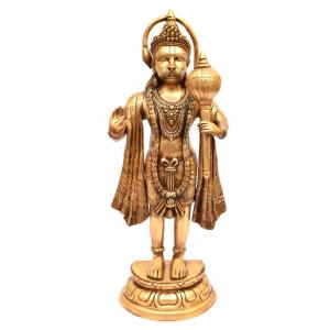 Brass Hanuman Statue online - Tarangarts.com