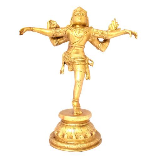 BRASS SHIVA DANCING