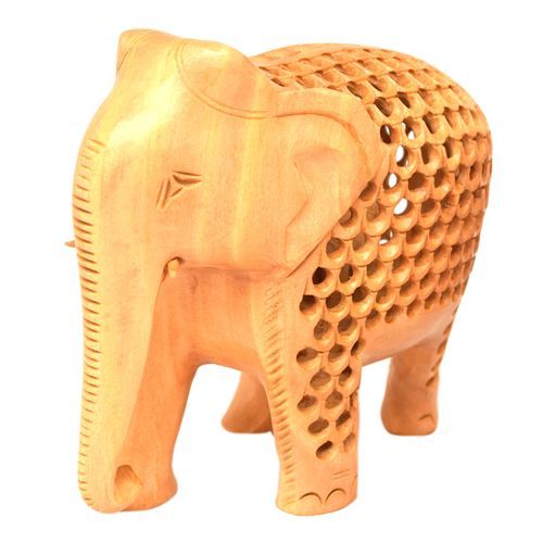 WOODEN ELEPHANT JALI