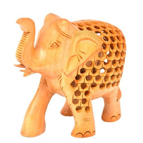 WOODEN ELEPHANT JALI