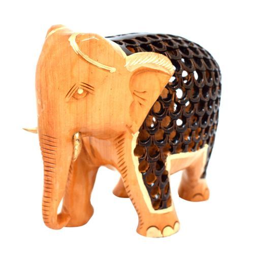 WHITE WOOD ELEPHANT FULL JAI AQ