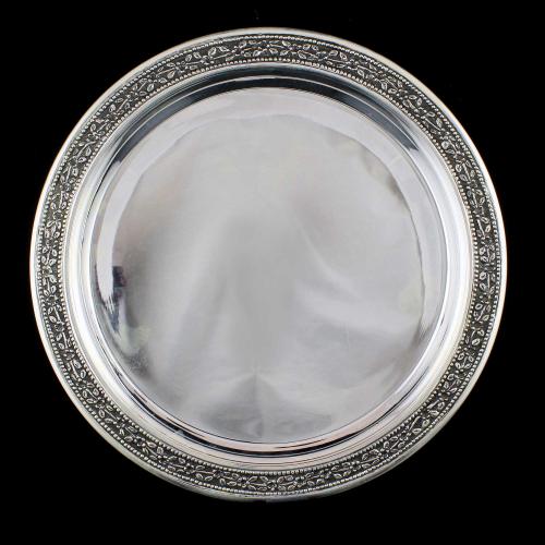 Silver Marwadi Plate
