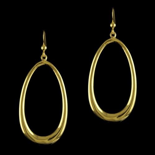 92.5 Gold Plated Silver Fancy Design Earring