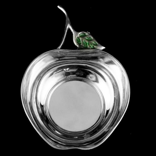 Silver Apple Design Fancy Cup