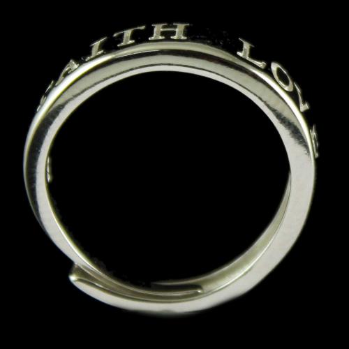 Silver Plated Fancy Design Band Rings