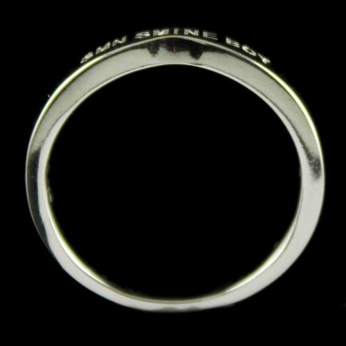 Silver Plated Fancy Design Band Rings