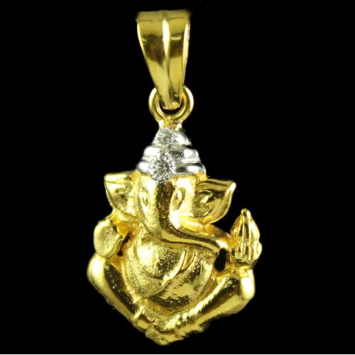 Silver Gold Plated Ganesha Pendants