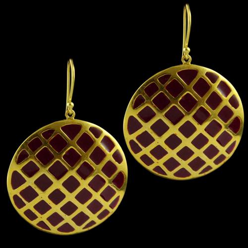 gold Plated Hanging Earring