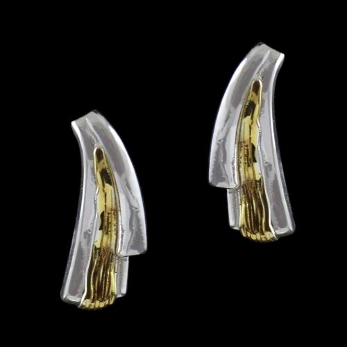 Silver Fancy Design Casual Earring