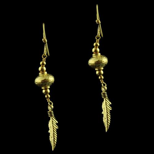 Gold Plated Fancy Hanging Earring