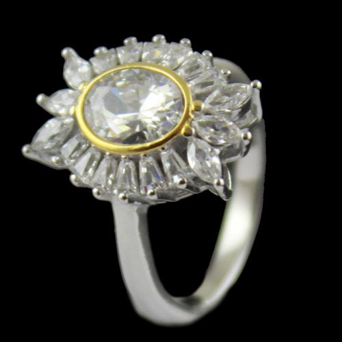 Zircon Stone Bridal Ring