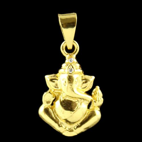 GOLD PLATED LORD GANESHA PENDENT