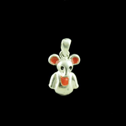 Mouse Casual Wear Silver Baby Pendant