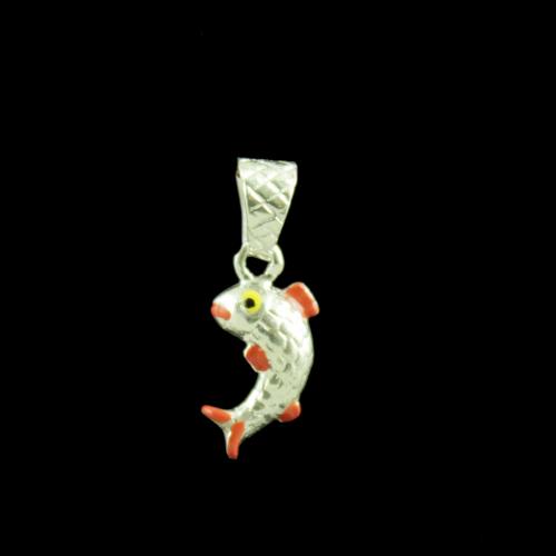 Dolphin Casual Wear Silver Baby Pendant
