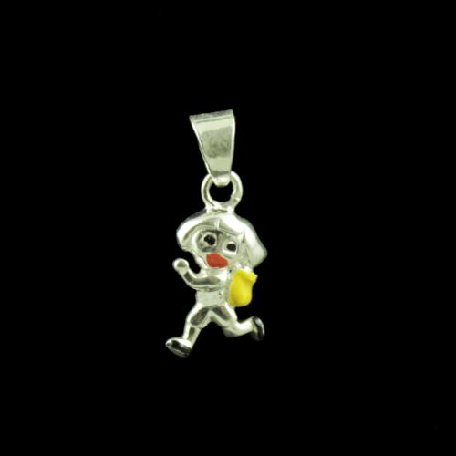 Donald Duck Casual Wear Silver Baby Pendant