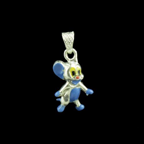 Jerry Mouse Casual Wear Silver Baby Pendant