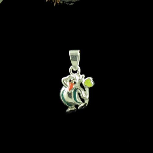 Penguin Casual Wear Silver Baby Pendant