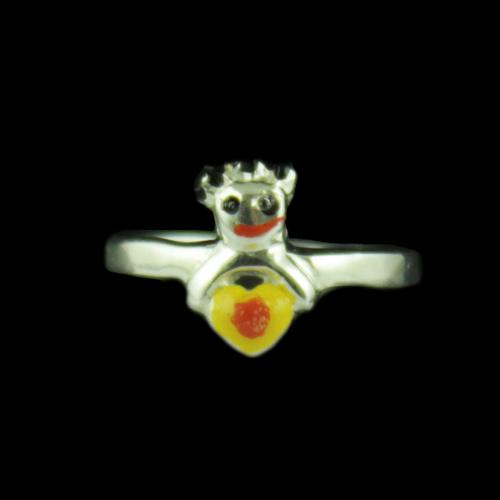 Silver Baby Toy Ring