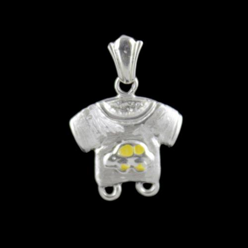 Silver Baby Dress Casual Pendant