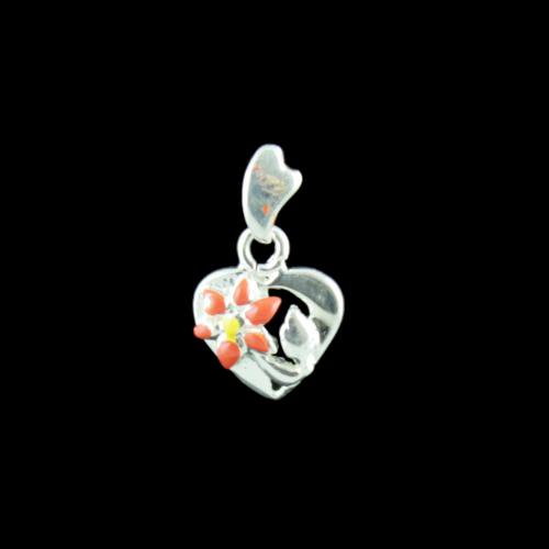 Silver Heartin Design Pendant