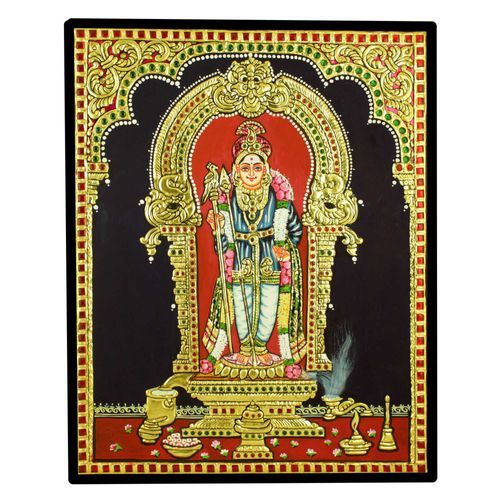 TANJORE PAINTING MURUGAN