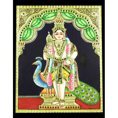TANJORE PAINTING MURUGAN