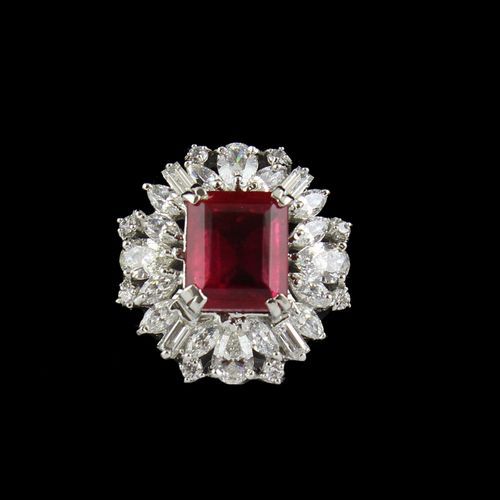 SWAROVSKI FLORAL RING